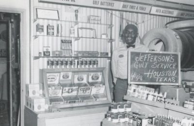 Jefferson’s Gulf Service Station on Chocolate Bayou Road