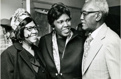 Barbara Jordan and her parents