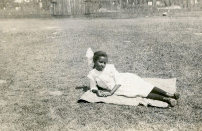 Girl in a field